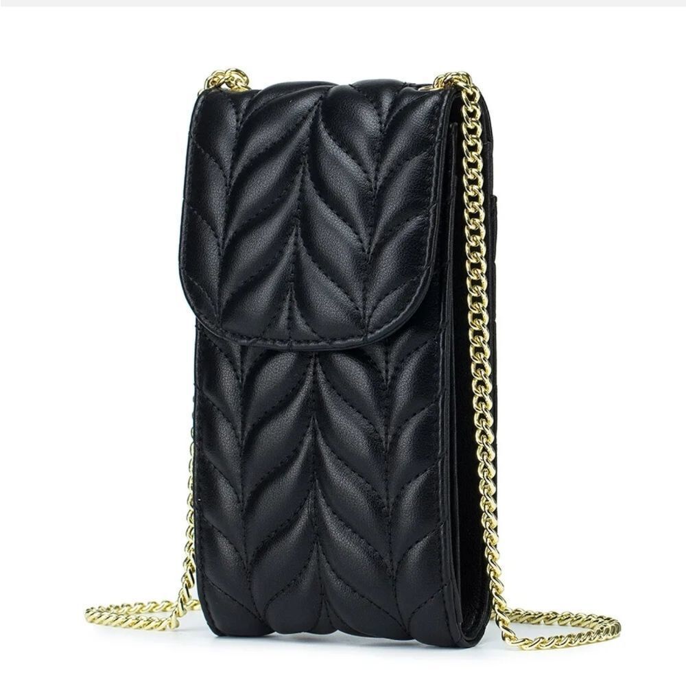 Women Crossbody Simple Cell Phone Bag Wallet PU Leather Card Holder Pouch Purse